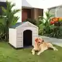 Casa Para Perro Grande Taupe Verde