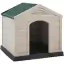 Casa Para Perro Grande Taupe Verde