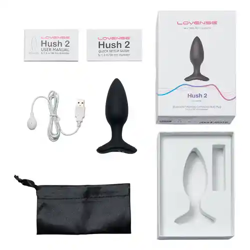 Plug Anal Vibrador Hush 2 Talla S Lovense