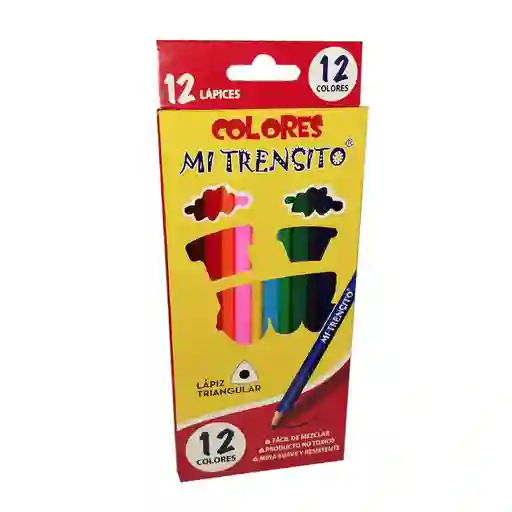 Color Uni Punta Trensito 12 Unidades