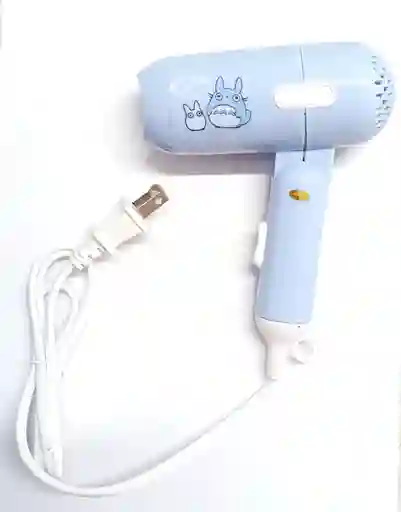 Mini Secador De Cabello Plegable Azul
