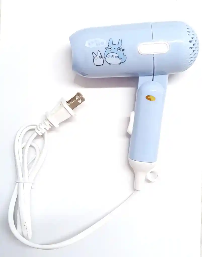 Mini Secador De Cabello Plegable Azul