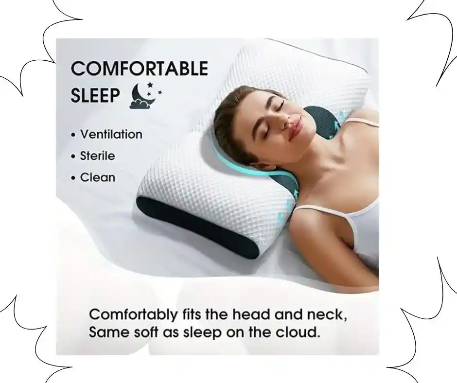 Almohada Ergonómica Para El Cuello, Almohada Cervical