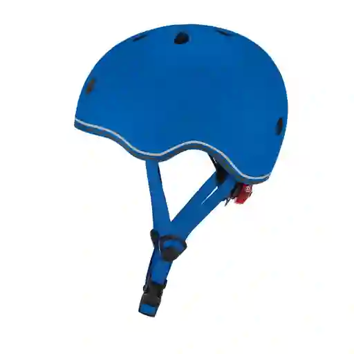 Casco Protector Niños Con Luz Led Ajustable Xxs Xs Azul