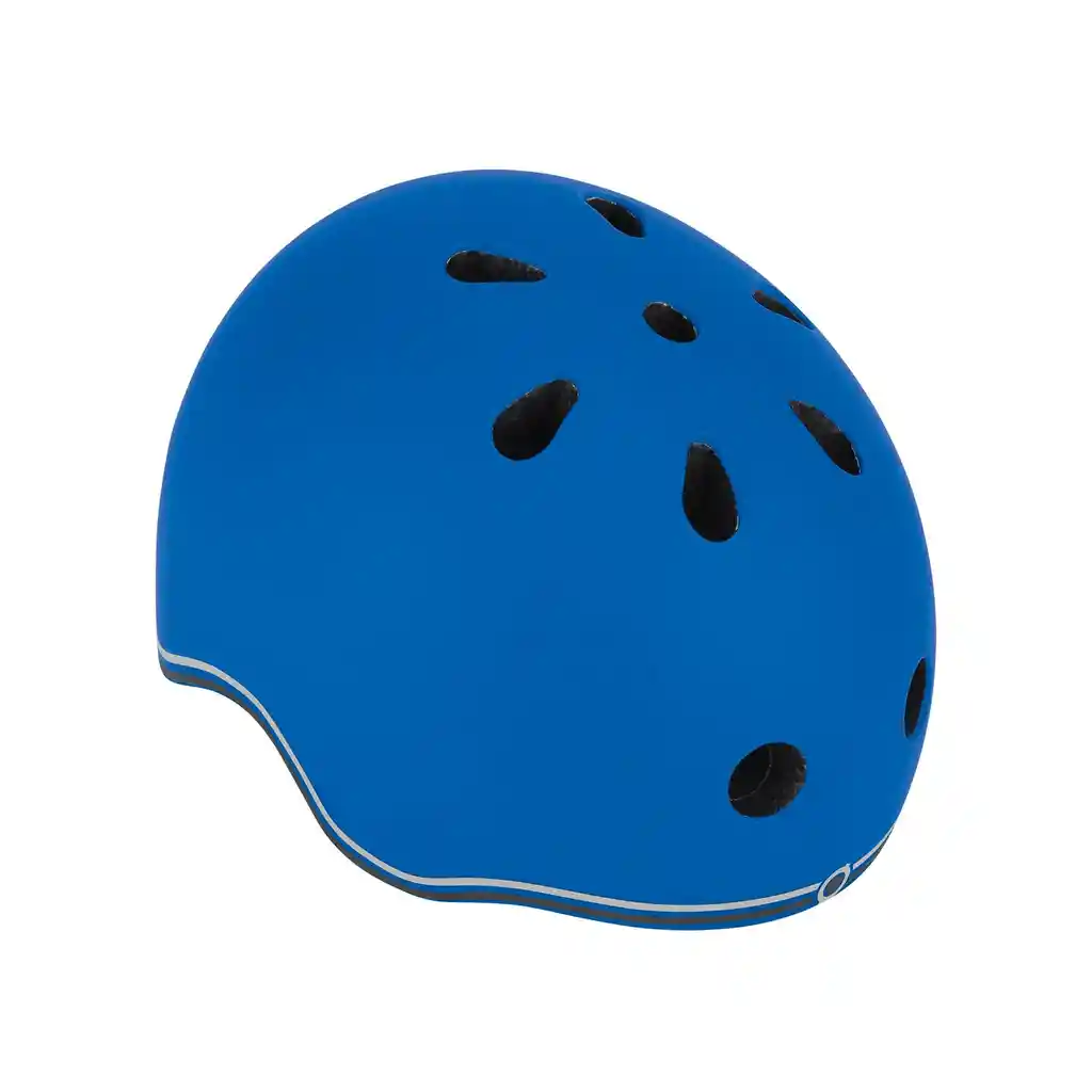 Casco Protector Niños Con Luz Led Ajustable Xxs Xs Azul