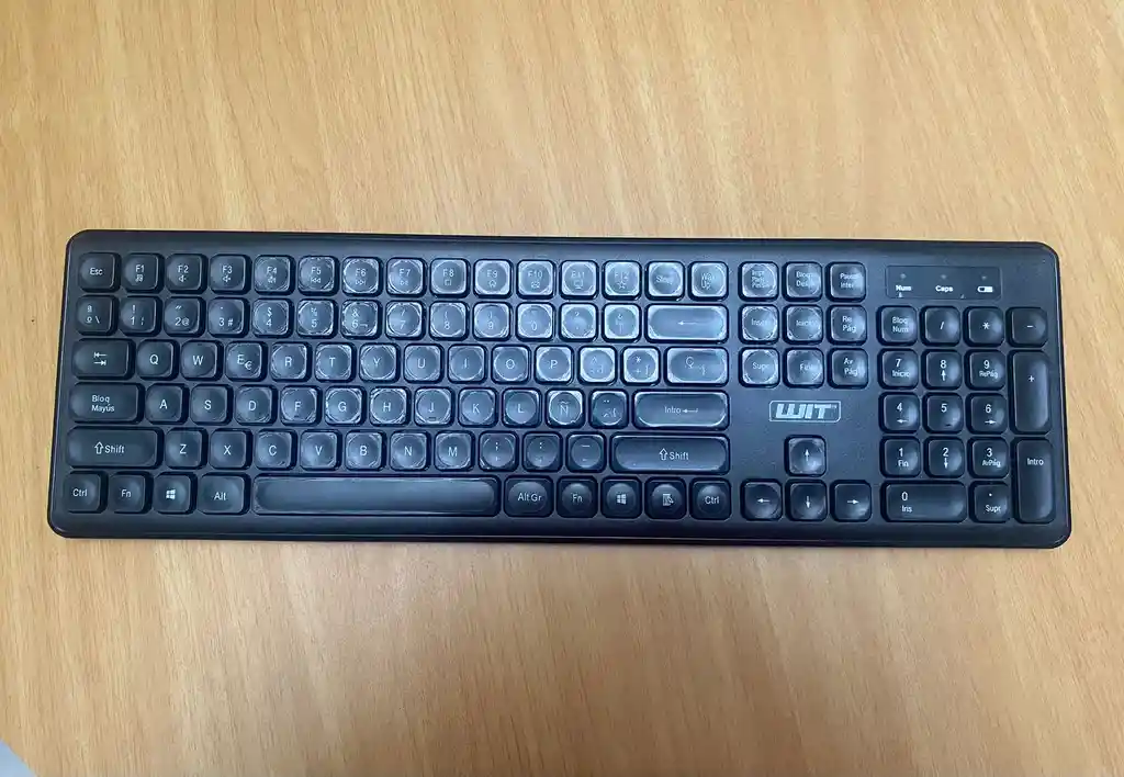 Teclado Especial Inalambrico Plano Ti-650 Wit