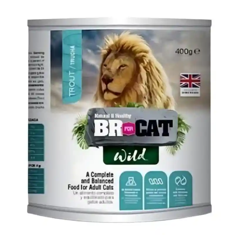 Alimento Lata Br For Cat Trucha X 400g