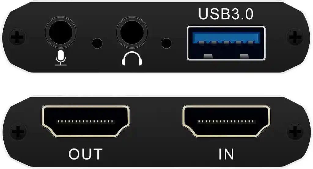 Capturadora De Video Streaming Hdmi 4k 1080p Xbox Ps4
