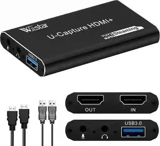 Capturadora De Video Streaming Hdmi 4k 1080p Xbox Ps4