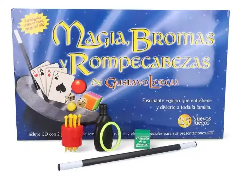 Juego Magia Bromas Y Rompecabezas Gustavo Lorgia 25 Trucos