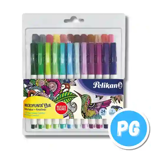 Paquete Pelikan Micropunta Plus X24 Surtido