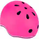 Casco Protector Niños Con Luz Led Ajustable Xxs Xs Rosado