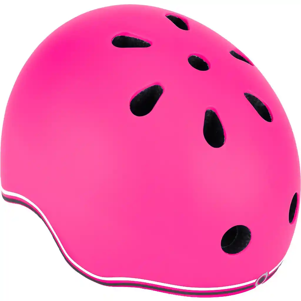 Casco Protector Niños Con Luz Led Ajustable Xxs Xs Rosado