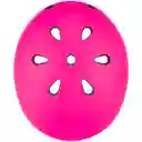 Casco Protector Niños Con Luz Led Ajustable Xxs Xs Rosado