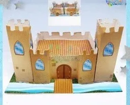 Castillo Para Maqueta 11.5cm X 6cm