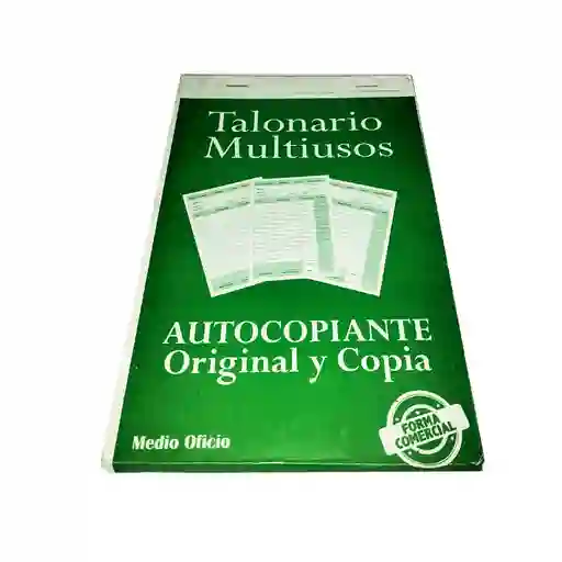 Talonario Multiusos Autocopiante 30 Hojas