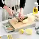 Tabla De Bambú Con Bandeja