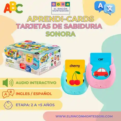 Tarjetas Para Aprender Aprendi-cards Juega Y Aprende Para Niños