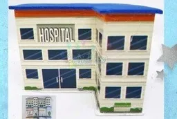 Hospital Para Maqueta 7 Cm X 6 Cm