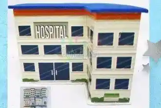 Hospital Para Maqueta 7 Cm X 6 Cm