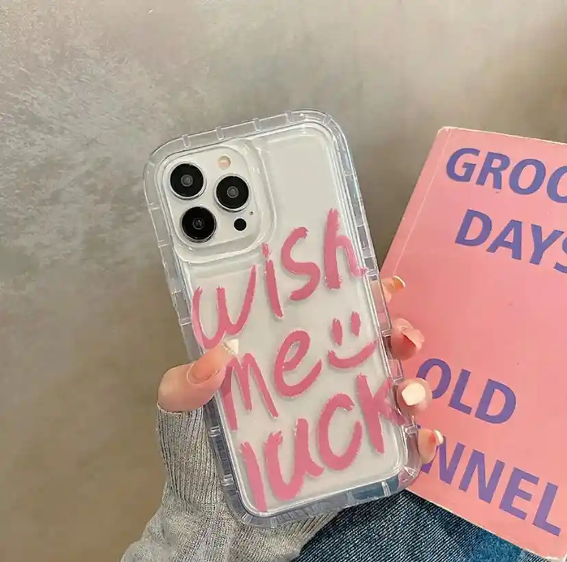 Funda O Case Para Iphone Wish Me Luck (iphone 13)