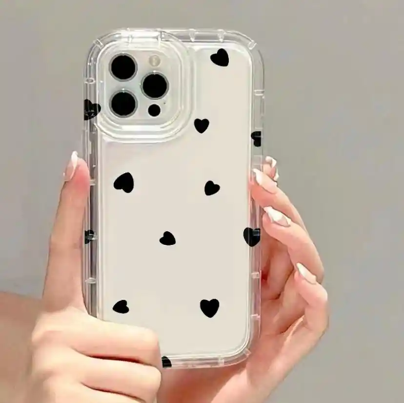 Funda O Case Para Iphone Corazones (iphone 14 Pro Max)