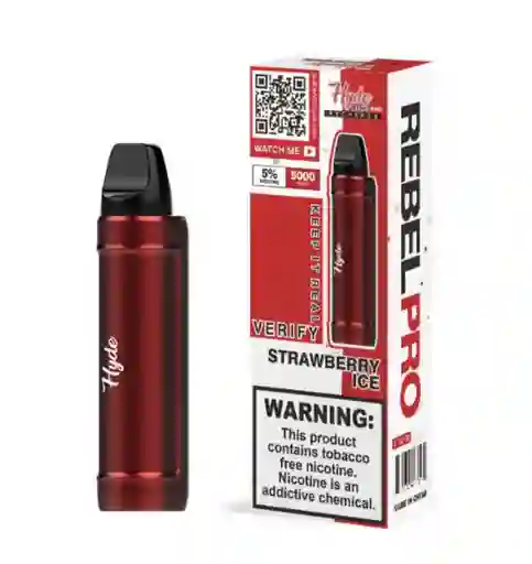 Hyde Rebel Pro Vap Vuse 5.000 Pffs Strawberry Ice