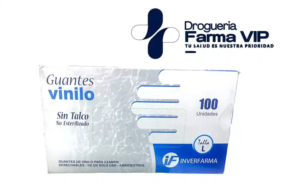 Guante Vinilo Tl 100 Uds