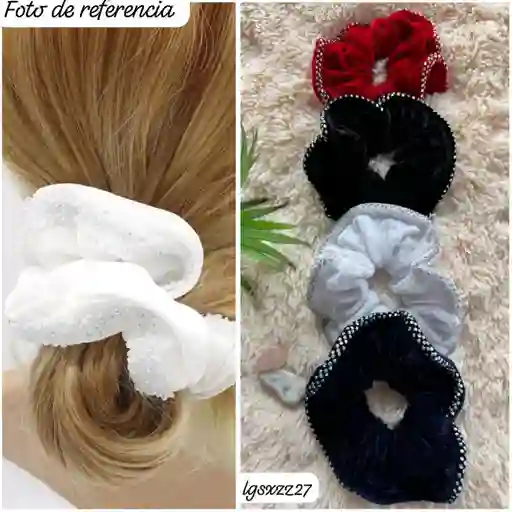 Bamba Cabello Tercipelo Con Cristales