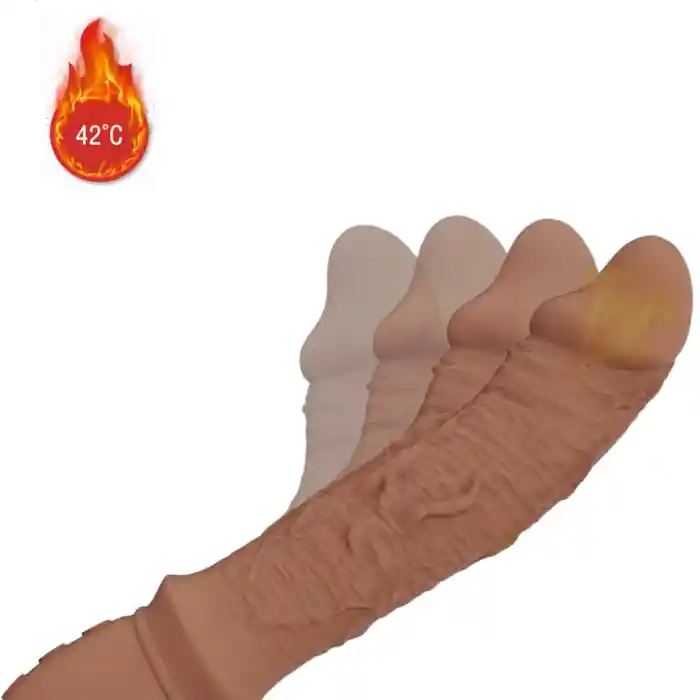 Vibrador Dildo Consolador Estilulador De Punto G Con Calefaccion (recargable)