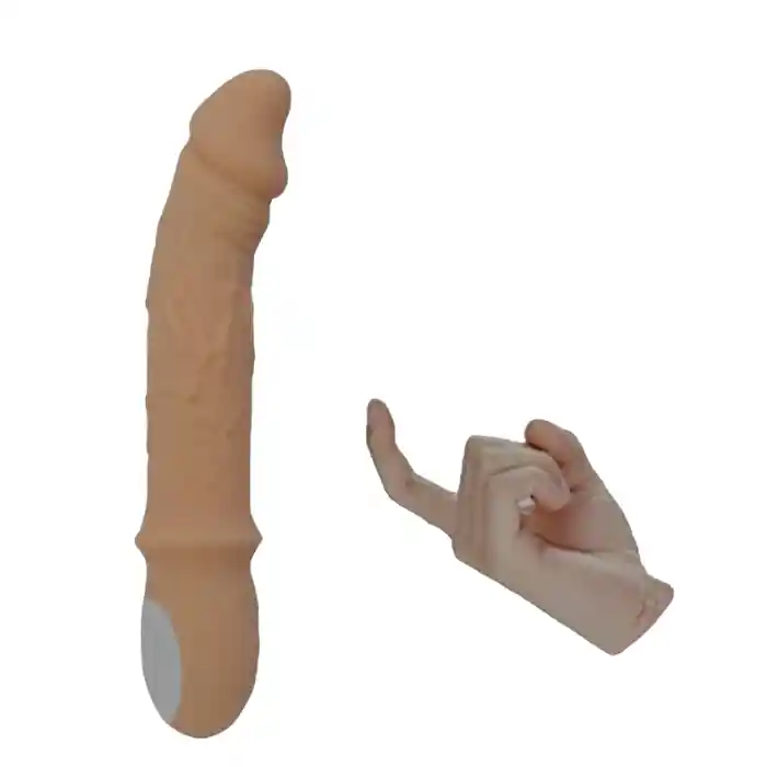 Vibrador Dildo Consolador Estilulador De Punto G Con Calefaccion (recargable)