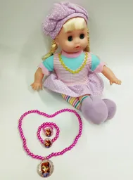 Muñeca De Trapo Mas Accesorios De La Princesa Sofia