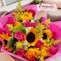 Flores Ramo Bouquet Girasoles