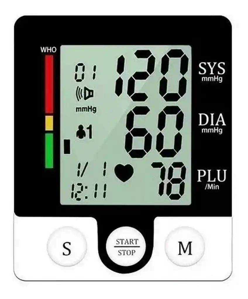 Tensiómetro Muñeca Digital Medidor Presión Arterial +estuche
