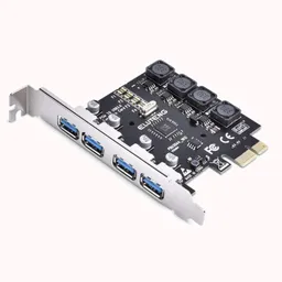 Tarjeta Pcie A Usb 3.0 Eluteng 4 Puertos | Alta Velocidad