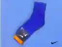 Medias Media Caña Deportiva Única Talla Calcetín Color Azul Tipo Nike Calcetín Estirable