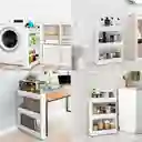 Estante Móvil 3 Niveles Blanco
