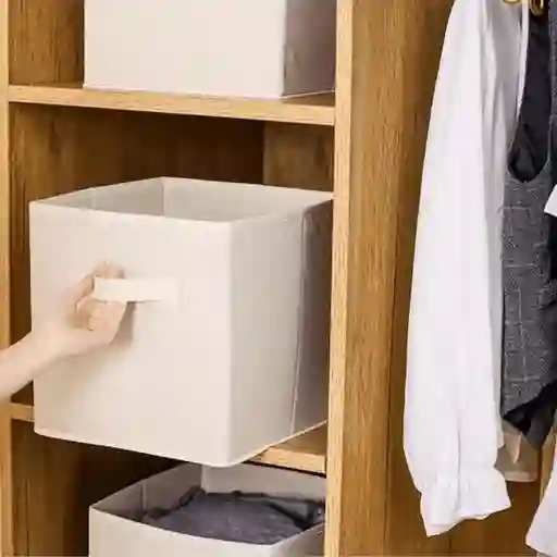Canasto Organizador Multiusos Beige