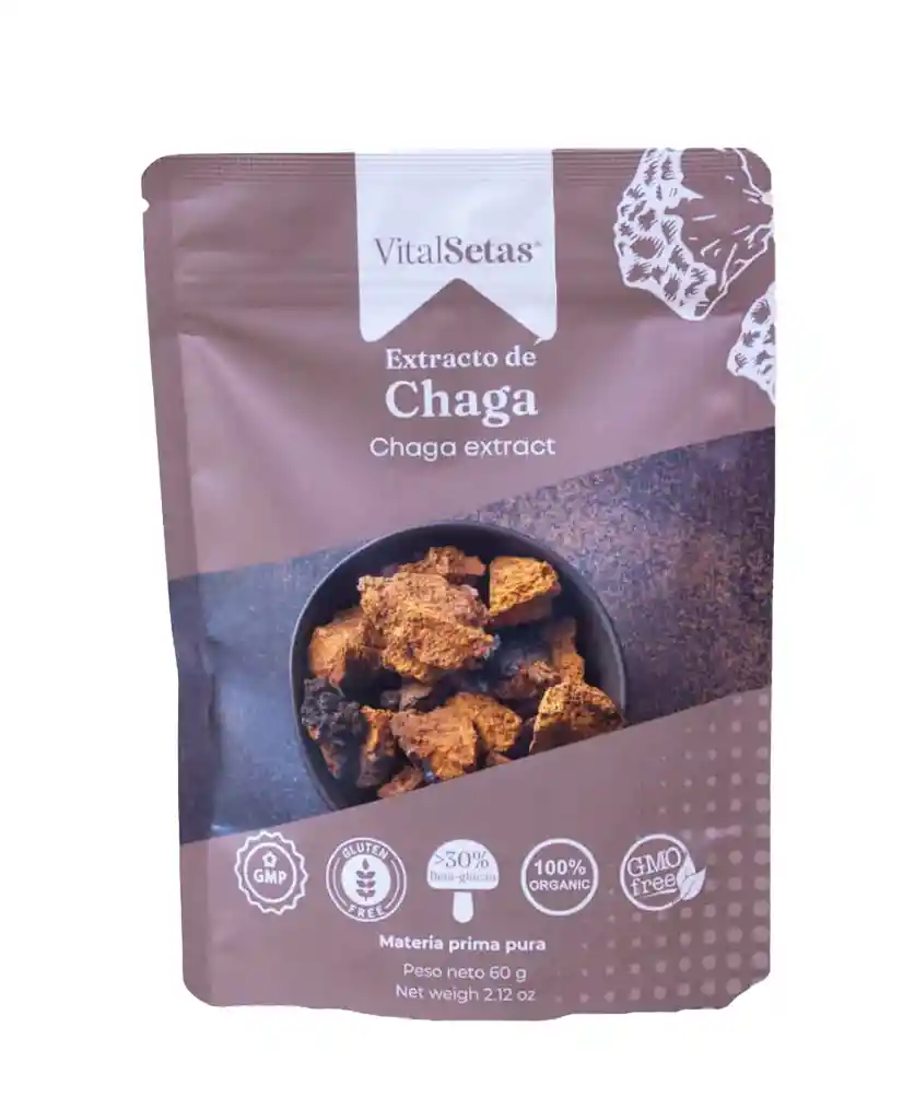 Extracto De Chaga Vital Setas 60 Gr