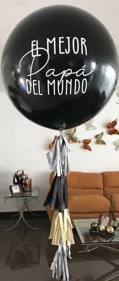 Globo Con Helio Personalizado, Feliz Cumpleaños, Feliz Dia, Feliz Aniversario, Amor Y Amistad, Del Padre