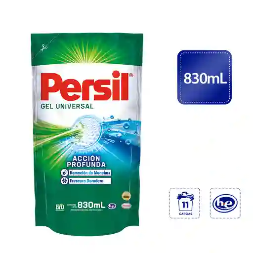 Detergente Líquido Persil Universal Acción Profunda Plus 830ml