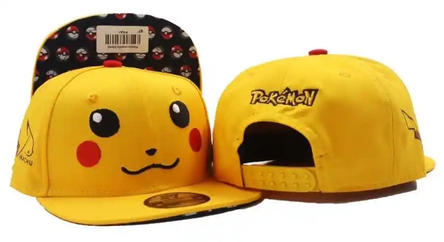 Gorra Pikachu, Gorra Pokemon, Cachucha Pikachu, Cachucha Pokemon, Detalle, Regalo