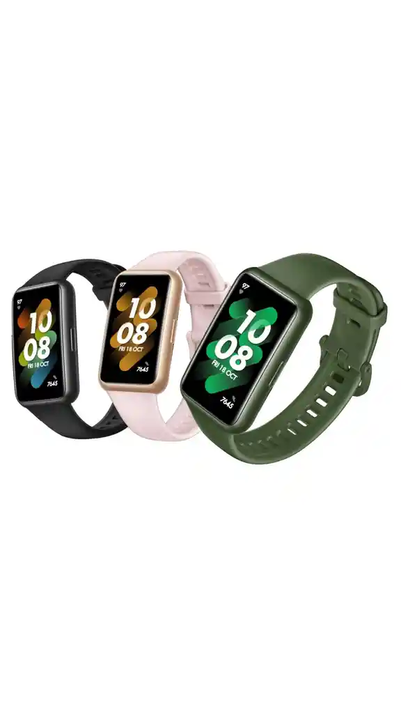 Huawei Band 7 - Pant 1,47" - Bt 5,0 - Resiste Al Agua - Notificaciones - Control Actividad - Oximetro - 96 Modos De Entrenamiento - Negro