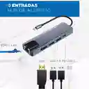 Hub Usb C Adaptador Multipuerto Rj45 5 En 1 Linkon Macbook