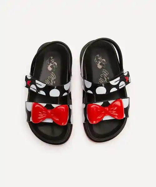 Sandalia Disney Minnie Pop Negro Talla 25