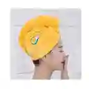 Gorro Turbante Toalla De Secado Rápido De Cabello Anti Frizz