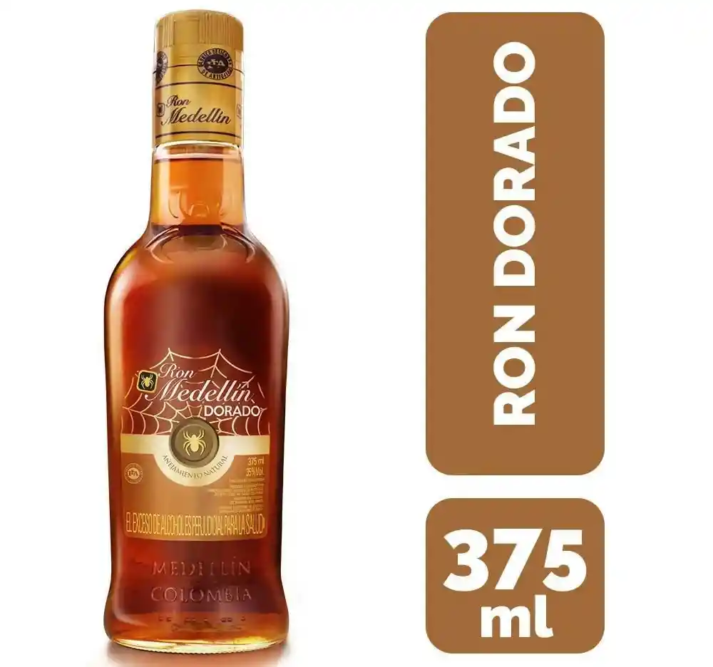 Ron Medellin Dorado 375ml