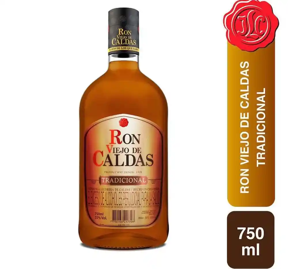 Ron Viejo De Caldas 750ml