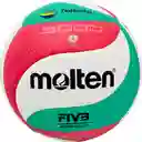 Balón De Voleibol Molten V5-m5000 Federaciones #5 Original/ Blanco-verde-rojo