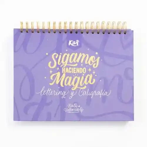 Kit De Lettering "sigamos Haciendo Magia" - De Kiut Y Natti Valencia